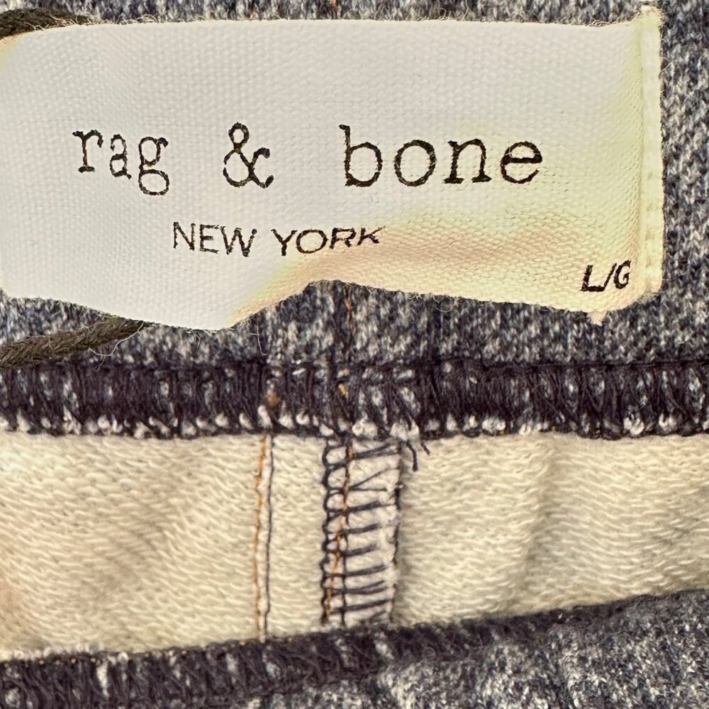 NWT $155 Rag & Bone Miramar Trompe L'Oeil Cotton Jogger Sweatpants Size Large - Picture 11 of 13